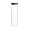 Буркан стъклен Brabantia Stackable Dark Grey 1.9 л