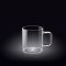 Чаша за капучино Wilmax Thermo Glass 250 мл термо стъкло