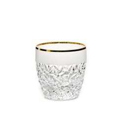 Кристални чаши за уиски Bohemia Nicolette Gold Matt 6 броя 350 мл