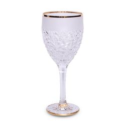 Кристални чаши за вино Bohemia Nicolette Gold Matt 6 броя 320 мл