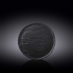 Кръгло плато 20.5 см Wilmax SlateStone Black