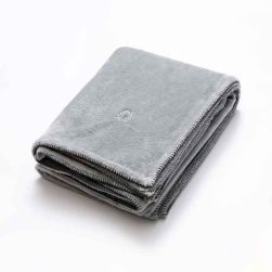 Одеяло Benetton casa полар 140х190 см в сиво