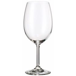 Комплект 6 чаши за червено вино Bohemia Crystal Bruna 450 мл