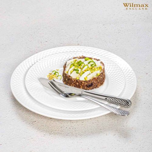 Комплект десертни вилици Wilmax Julia Silver 19 см 6 броя - 3