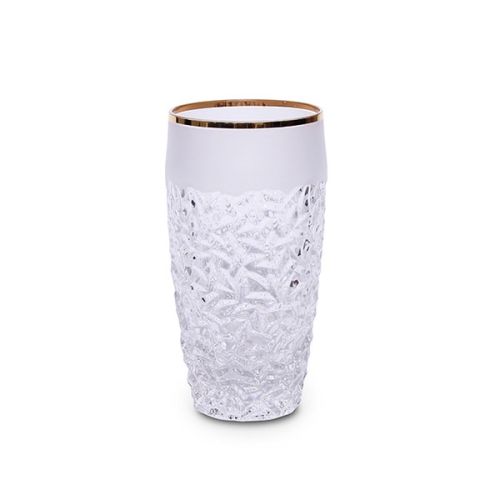 Кристални чаши за вода Bohemia Nicolette Gold Matt 6 броя 430 мл - 1