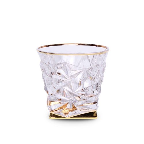 Кристални чаши за уиски Bohemia Glacier Gold - 1