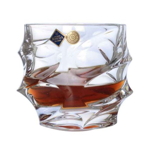 Кристални чаши за уиски Bohemia Calypso 6 броя 300 мл  - 3