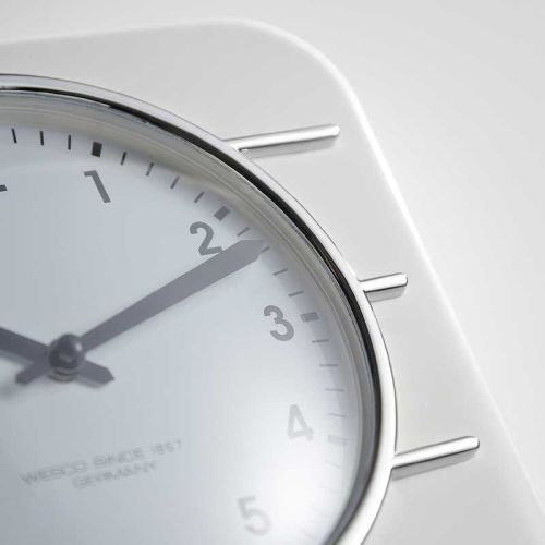 Стенен часовник с таймер Wesco Classic Line бял - 2
