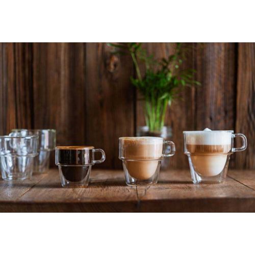 Комплект 6 двустенни чаши за кафе Senso Vialli Design - 9