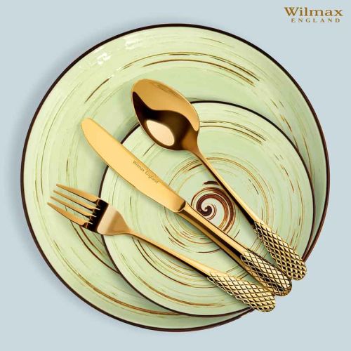 Основна чиния Wilmax Spiral Pistachio 25.5 см - 3