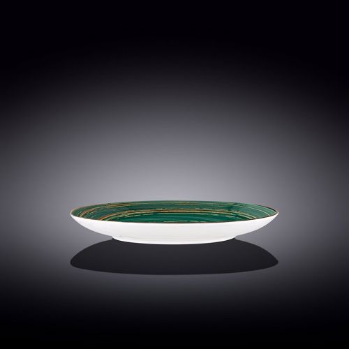 Основна чиния Wilmax Spiral Green 25.5 см  - 2