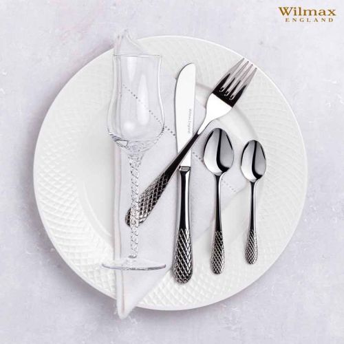 Комплект десертни ножове Wilmax Julia Silver 20.5 см 6 броя - 4