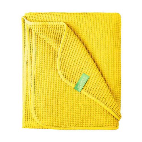 Одеяло Benetton casa 140х190 см жълто - 1