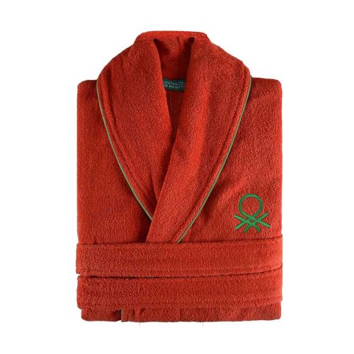 Халат за баня Benetton Casa L/XL червен - 1