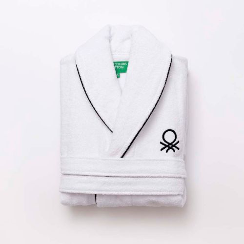Халат за баня Benetton Casa M/L бял - 1