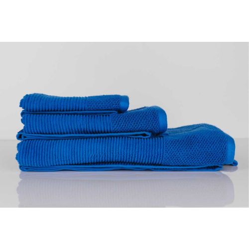 Комплект 3 кърпи за баня Benetton Casa в синьо - 4