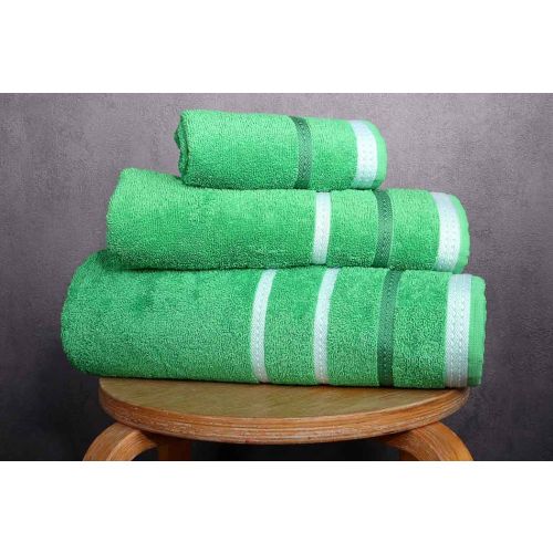 Комплект 3 кърпи за баня Benetton Casa в зелено - 3