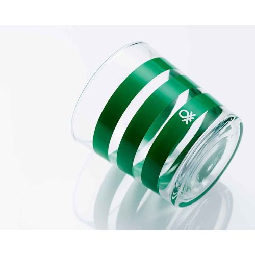 Комплект 4 стъклени чаши Benetton Casa 345 мл в 4 цвята - 5