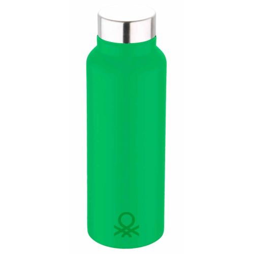Стоманена бутилка за вода Benetton Casa 750 мл зелен мат - 2