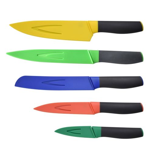 Комплект цветни ножове с незалеващо покритие Benetton Casa - 1