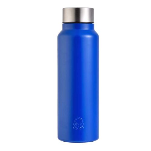 Стоманена бутилка за вода Benetton Casa 750 мл синя - 2