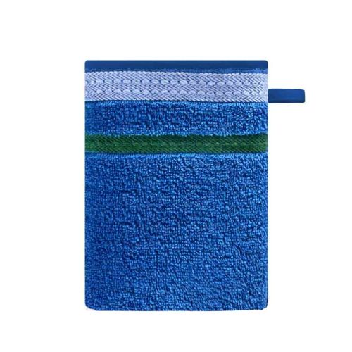 Комплект кърпи и ръкавици кисе за баня Benetton Casa 4 броя синьо - 2