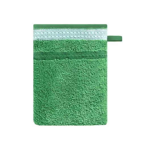 Комплект кърпи и ръкавици кисе за баня Benetton Casa 4 броя зелено - 2