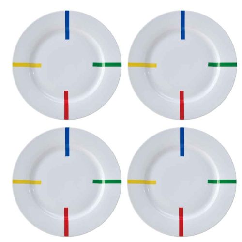 Комплект 4 основни чинии за хранене Benetton Casa - 1