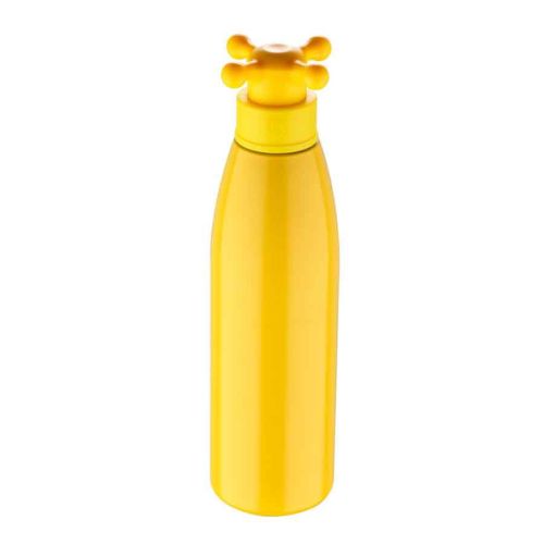 Стоманена бутилка за вода Benetton Casa жълта - 1