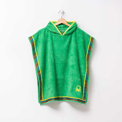 Детска хавлия пончо Benetton Casa 85х85 см зелена - 6