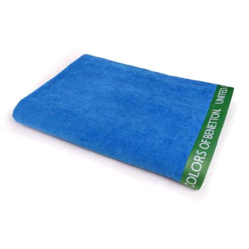 Плажна кърпа Benetton Casa 90х160 см памук Terry синя - 1