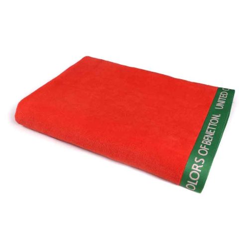 Плажна кърпа Benetton Casa 90х160 см памук Terry червена - 1