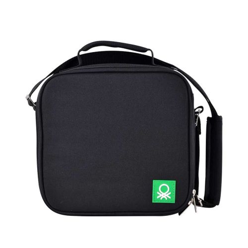 Чанта за обяд с кутии за храна Benetton Black and White  - 4