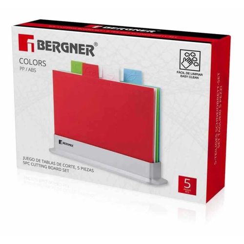 Комплект 5 броя пластмасови дъски за рязане Bergner Colors - 2