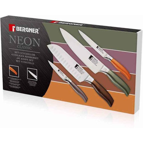 Комплект от 4 ножа Bergner Neon Classic - 2
