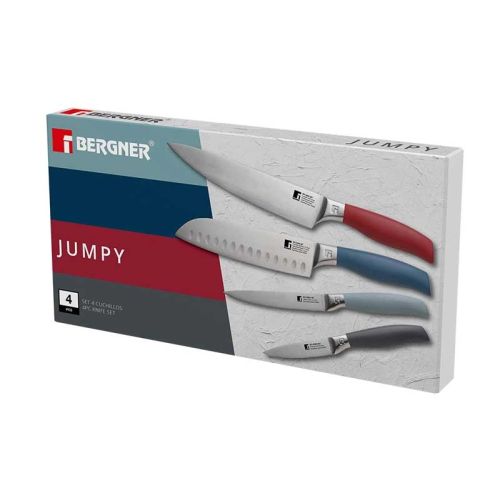 Комплект от 4 ножа Bergner Jumpy - 2