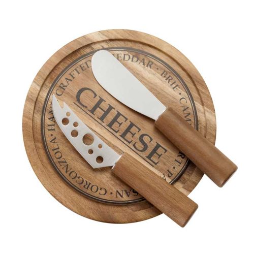 Комплект дъска за сирене и два ножа Judge - 3
