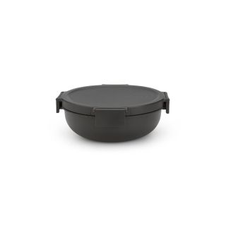 Купа за салата Brabantia Make&Take 1.3 л Dark Grey - Купа за салата Brabantia Make&Take 1.3 л Dark Grey