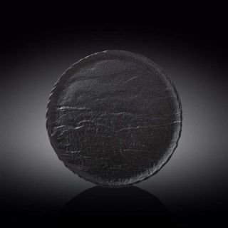 Кръгло плато 25.5 см Wilmax SlateStone Black