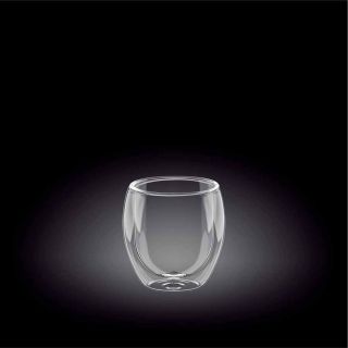 Двустенна чаша за кафе Wilmax Thermo Glass 100 мл