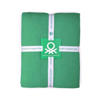 Одеяло Benetton casa 140х190 см зелено