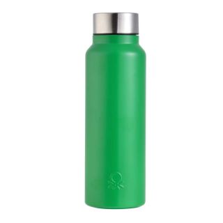 Стоманена бутилка за вода Benetton Casa 750 мл зелена