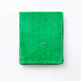 Одеяло Benetton casa полар 140х190 см в зелено