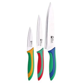 Комплект 3 броя ножове Benetton Rainbow