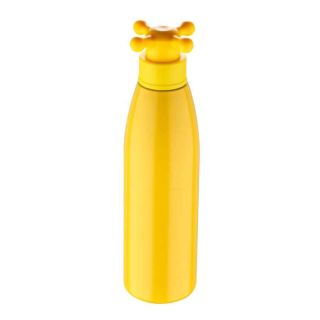 Стоманена бутилка за вода Benetton Casa жълта