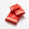 Комплект 3 кърпи за баня с лого Benetton Casa червени