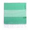 Лека плажна кърпа с ресни Benetton Casa 80x165 см в зелено