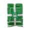 Комплект кърпи и ръкавици кисе за баня Benetton Casa 4 броя зелено