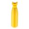 Стоманена бутилка за вода Benetton Casa жълта 750 мл с капачка тип кранче