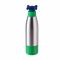 Стоманена бутилка за вода Benetton Rainbow 500 мл зелена с капачка тип кранче